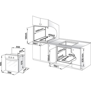 Газовый духовой шкаф GEFEST ДГЭ 621-01 Н3