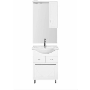 Тумба под раковину Style line Лана 60 с бельевой корзиной (СС-00002253)