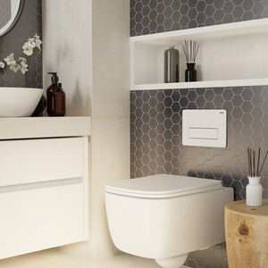 Кнопка смыва IDDIS Unifix глянцевый белый (UNI10W0i77)