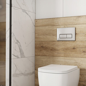 Кнопка смыва IDDIS Unifix матовый хром (UNI80M0i77)