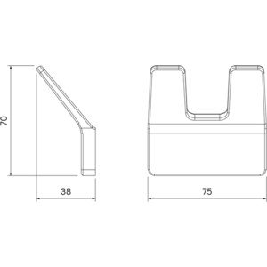 Крючок IDDIS Slide двойной (SLIBS20i41)