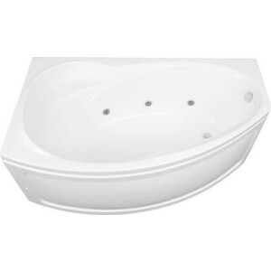 Акриловая ванна Aquanet Jersey 170х100 L левая, с каркасом, без гидромассажа (205405)
