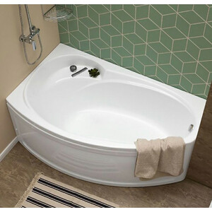 Акриловая ванна Aquanet Jersey 170х100 L левая, с каркасом, без гидромассажа (205405)