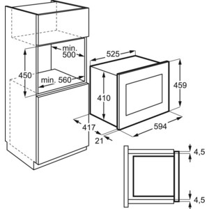 Встраиваемая микроволновая печь Electrolux KMFE264TEX