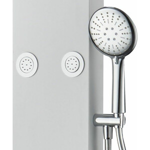 Душевая панель Aquanet Galaxy White AP40-03 с изливом и гидромассажем, белый матовый (237438)