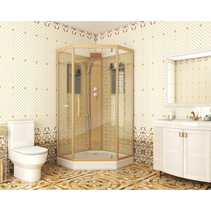 Душевая кабина Niagara NG-7717GBK 100х100х210