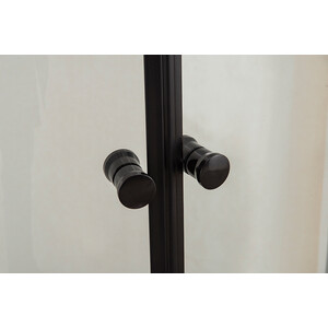 Душевой уголок Orange E01 100x100 прозрачный, черный (E01-100TB/G)