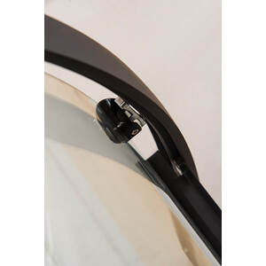 Душевой уголок Orange E01 100x100 прозрачный, черный (E01-100TB/G)