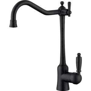 Смеситель для кухни Kaiser Vincent под фильтр, черный мрамор (31944-2)