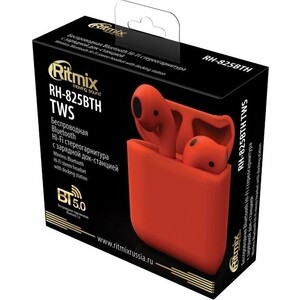 Наушники Ritmix RH-825BTH TWS red