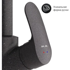 Смеситель для кухни Am.Pm Like черный (F8007122)
