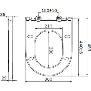 Сиденье-микролифт Am.Pm Inspire быстросъемное (C507854WH)