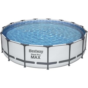 Каркасный бассейн Bestway 56488 BW Steel Pro Max 457х107см 14970л фил-насос 3028лч лестница тент 46945₽