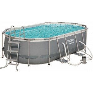 Каркасный бассейн Bestway 56620 BW Power Steel 427х250х100см 7250л фил-насос 2006лч лестница попл-дозатор 55459₽