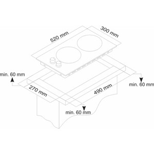 Газовая варочная панель Simfer H30V20M416
