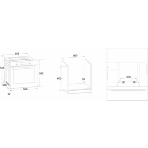 Электрический духовой шкаф Simfer B6EM56016