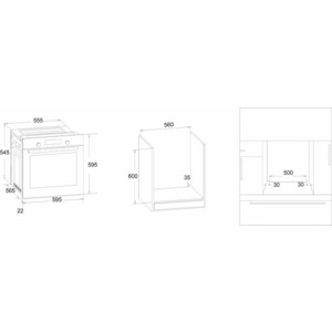 Электрический духовой шкаф Simfer B6ES58016