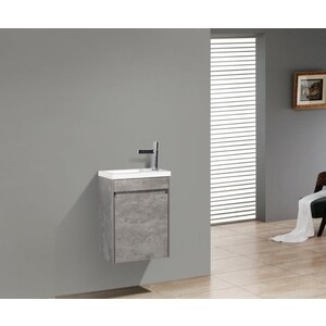 Тумба с раковиной BelBagno Pietra 46 stucco cemento (PIETRA MINI-460-1A-SO-SCM-R, BB-460-PM-LVB)