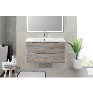 Тумба с раковиной BelBagno Acqua 100 pino scania (ACQUA-1000-2C-SO-PS, BB1000/455-LV-MR-ALR)