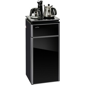 Кулер для воды напольный Hiberg F-81FGB с чайным столиком