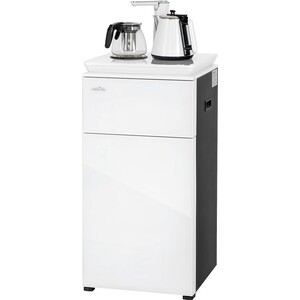 Кулер для воды напольный Hiberg F-91FGW с чайным столиком