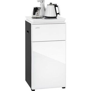 Кулер для воды напольный Hiberg F-91FGW с чайным столиком