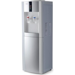 Кулер для воды напольный AEL LD-AEL-47c white/silver с шкафчиком