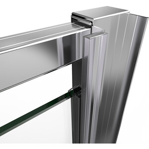 Душевая дверь Vincea Intra VDP-1I 90/100x190 рифленная Шиншилла, хром (VDP-1I9010CH)