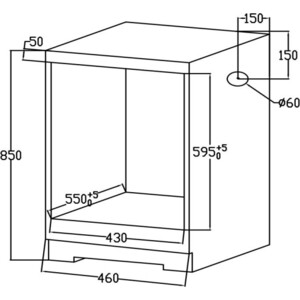 Электрический духовой шкаф Weissgauff EOY 451 PDB