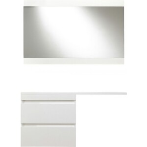 Тумба с раковиной Style line Даллас Люкс 78 (140L) напольная, под стиральную машину, белая (СС-00002273 + 4627179377670)