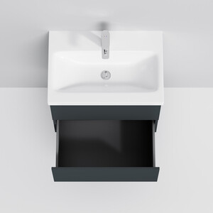 Мебель для ванной Am.Pm Gem 60 подвесная, два ящика, графит