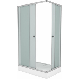 Душевой уголок Niagara Eco 120x80 матовый, хром матовый (NG-012-14Q)