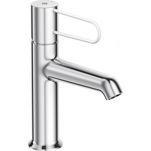 Смеситель для раковины Jacob Delafon Odeon Rive Gauche с донным клапаном, хром/белый (E21028-00-CP)