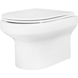 Унитаз подвесной безободковый Jacob Delafon Elite с тонким сиденьем-микролифт, белый (EDX114RU-00)