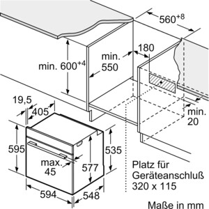 Электрический духовой шкаф Bosch HMG636RS1