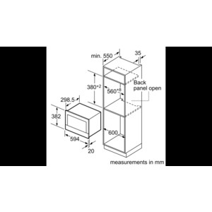 Встраиваемая микроволновая печь Bosch BFR634GS1