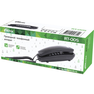 Проводной телефон Ritmix RT-005 black