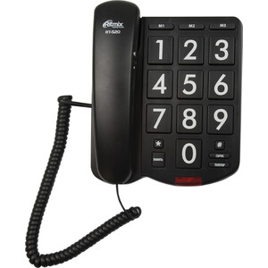 Проводной телефон Ritmix RT-520 black
