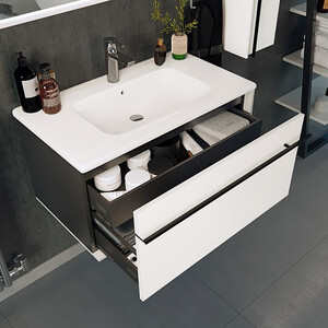 Тумба с раковиной Roca Aneto 80 белый (857430806, 32799C000)