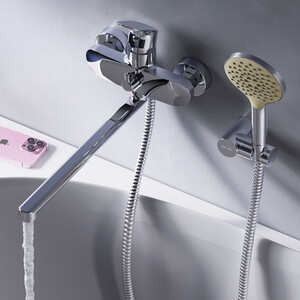 Смеситель для ванны Am.Pm Lik с душем, хром (F8095000)