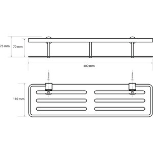 Мыльница-решетка Bemeta Cytro (146208062)