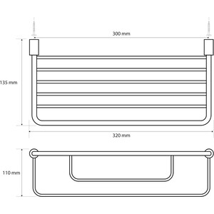 Мыльница-решетка Bemeta Cytro (146208142)