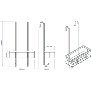Мыльница-решетка Bemeta Cytro (146208432)