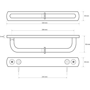 Держатель туалетной бумаги Bemeta Neo двойной, сталь матовая (146212245)
