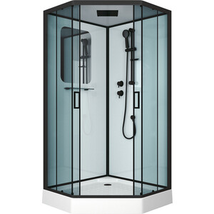 Душевая кабина Niagara NG-6902-01D BLACK 100х100х220