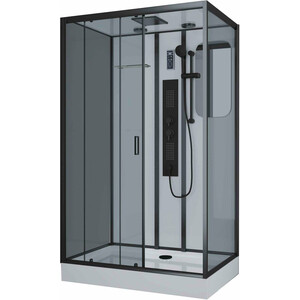 Душевая кабина Niagara NG-6912-01GQR BLACK 120х80х210 правая