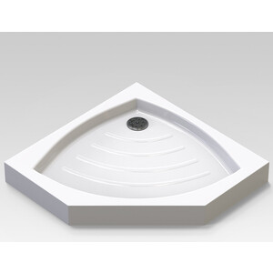 Душевой поддон Veconi Tezeo 100х100 сифон, ножки (TZ03-100T-01-19C1)