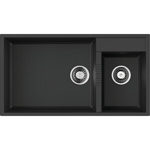 Кухонная мойка Omoikiri Tedori 85-2-U BL черная (4993940)