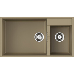 Кухонная мойка Omoikiri Tedori 85-2-U SA бежевая (4993942)