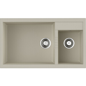 Кухонная мойка Omoikiri Tedori 86-2-LB EV эверест (4993938)